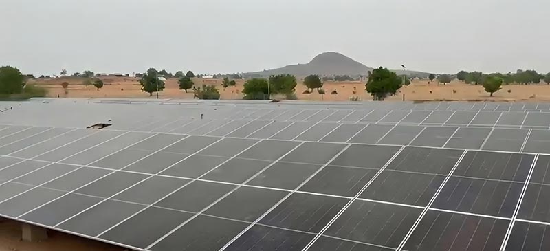 アフリカで1.6MWの太陽光発電設置プロジェクトを成功裏に完了