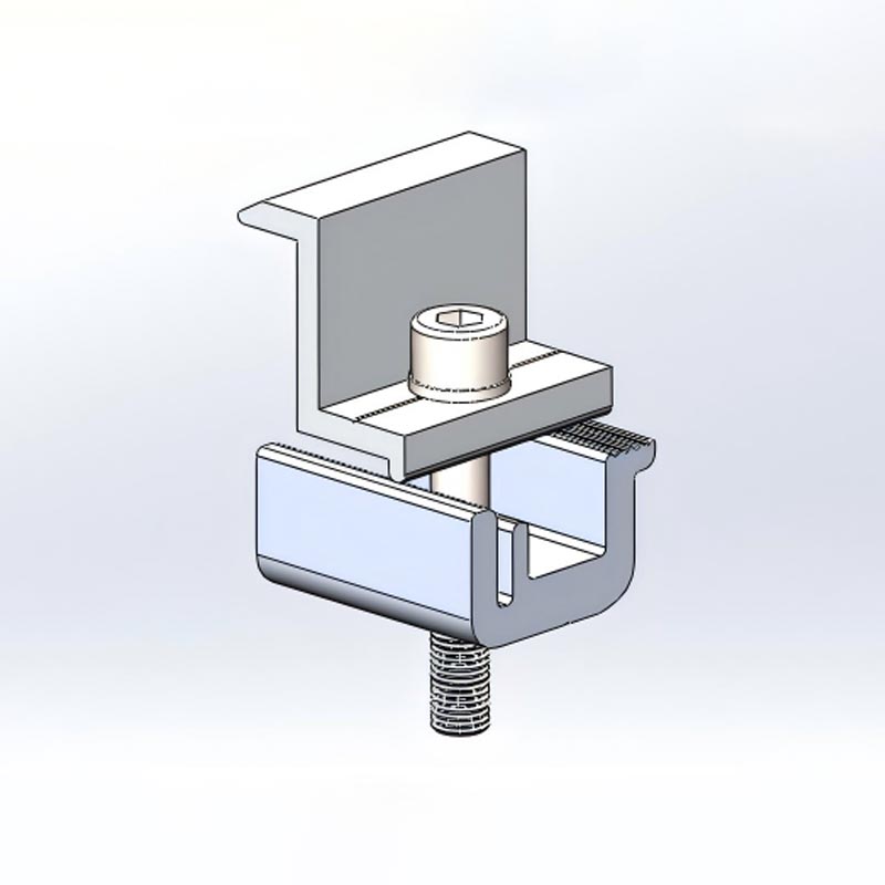 No Drill Solar end clamp